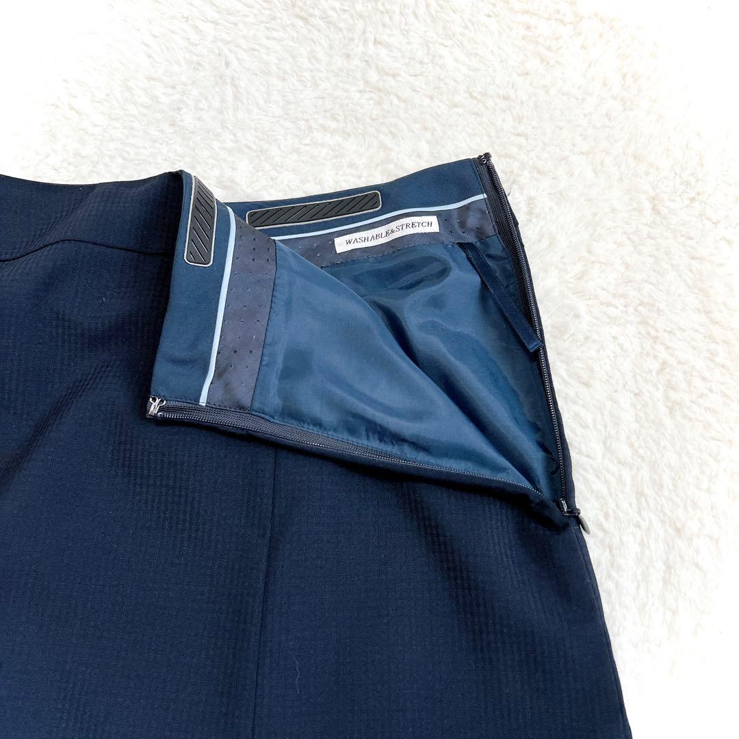 【n-line Precious】スーツセットアップ(13号)３点セット　紺