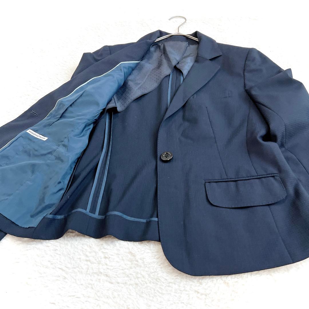 【n-line Precious】スーツセットアップ(13号)３点セット　紺