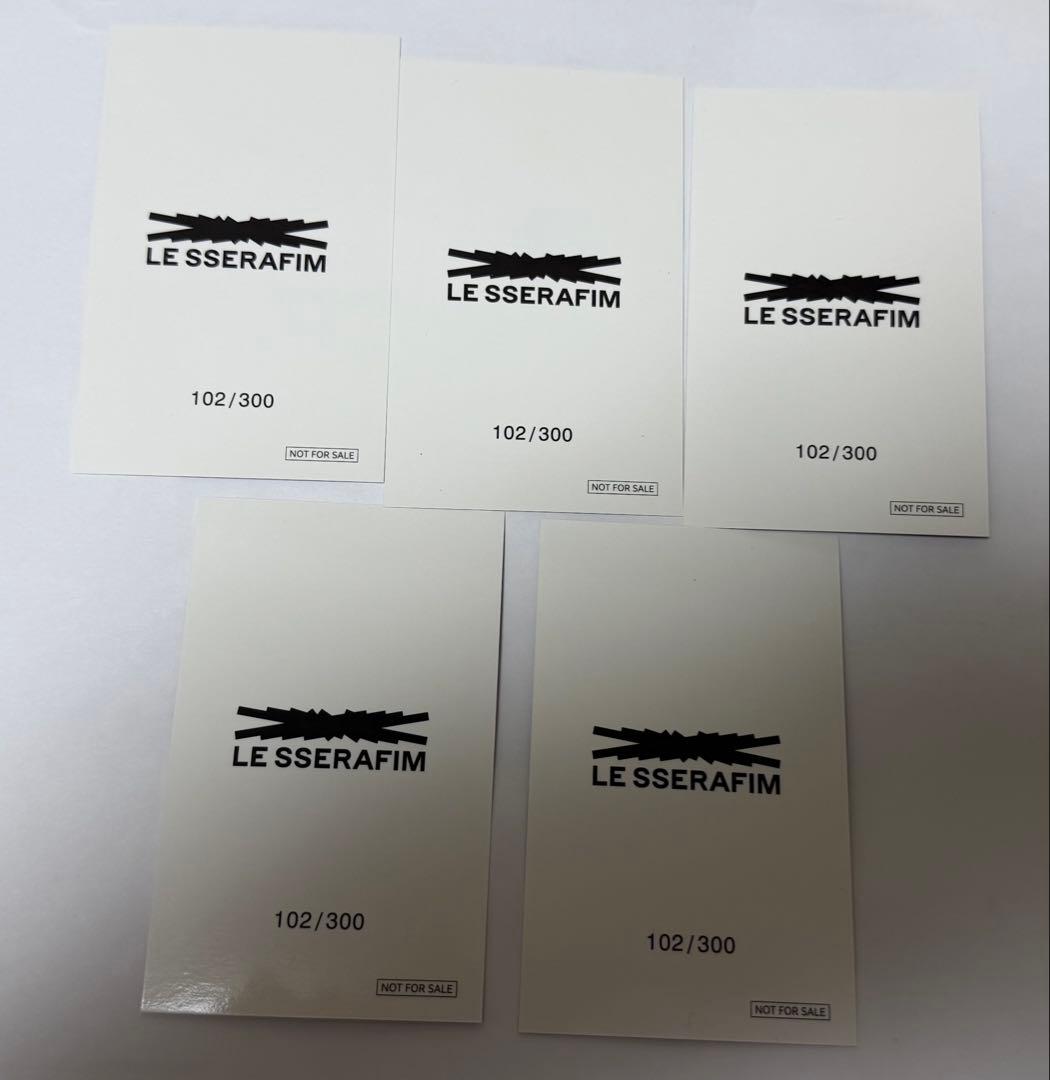 LE SSERAFIM ラキドロ　5枚セット(コンプ)