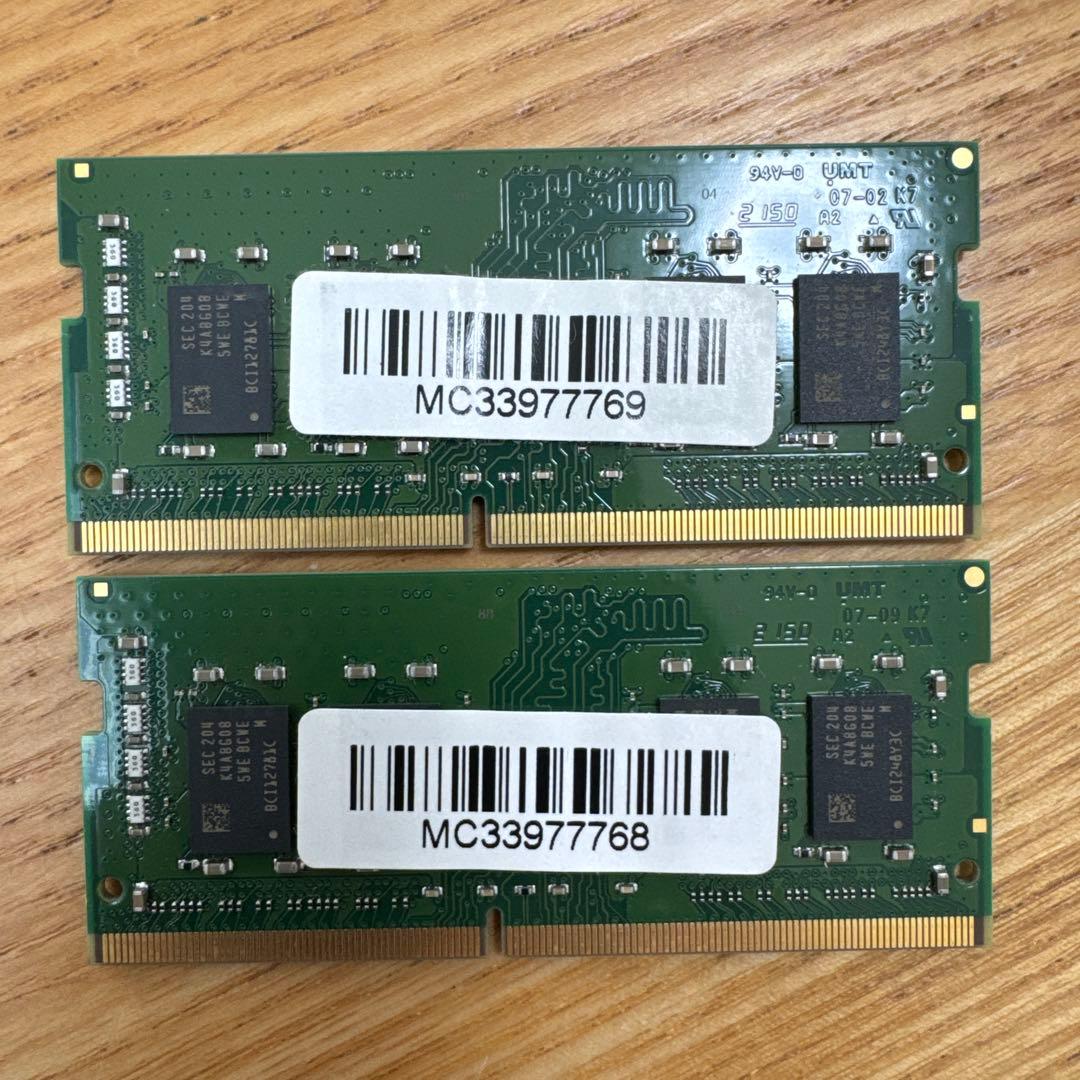 Kingston KVR32S22S8/8 8GB×2枚(16GB) DDR4