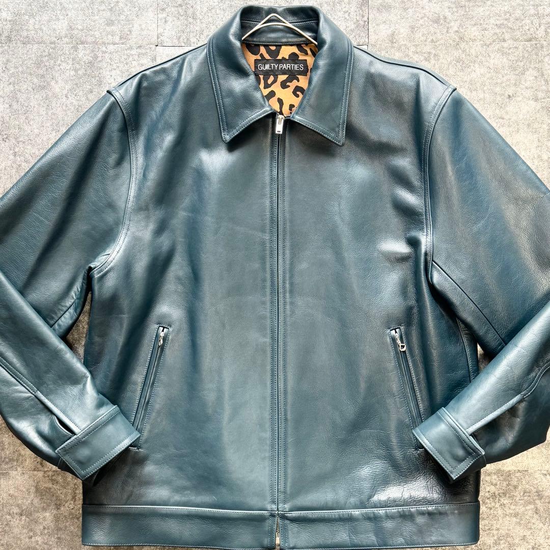 【未使用級】WACKOMARIA 牛革レザージャケット シングルライダース L