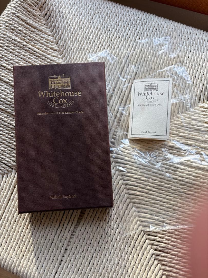 ホワイトハウスコックス メガネケース ブライドルレザー
