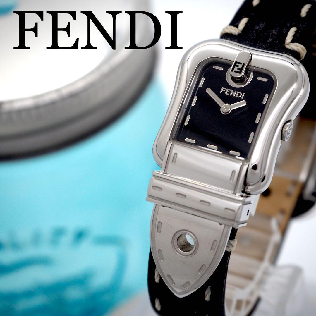 613 FENDI　レディース　時計　3800L ビーフェンディ ベルトモチーフ