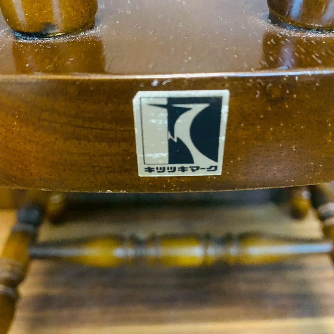 B*.様 Q1043 2脚セット　キツツキ　飛騨産業　椅子　家具　チェア　レトロ