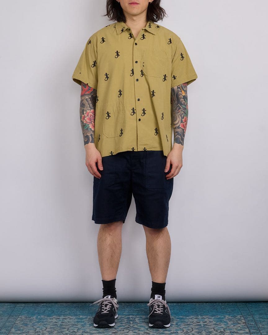 トップス ENGINEERED GARMENTS CAMP SHIRT GECKO