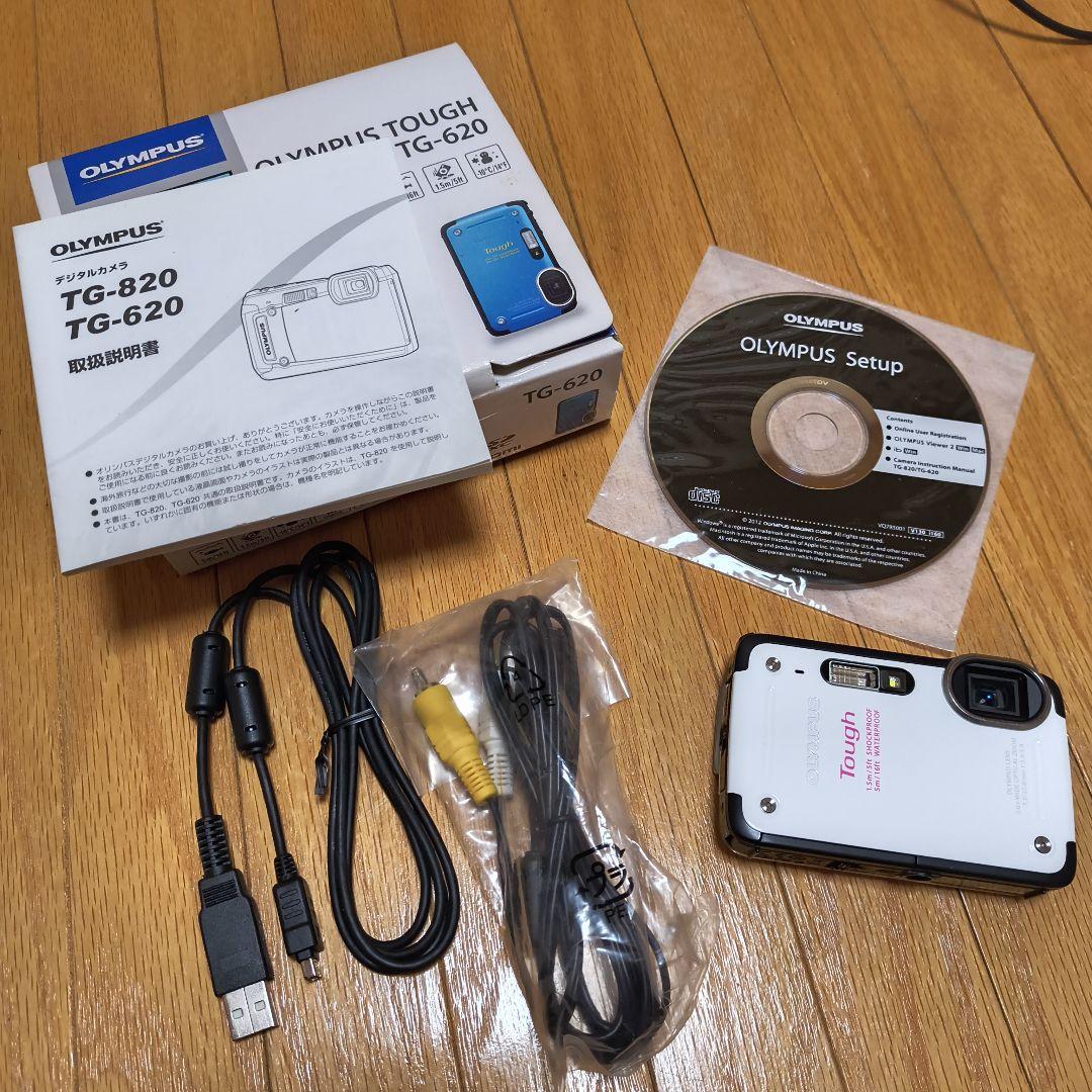 OLYMPUS Tough TG-620 ホワイト/ピンク