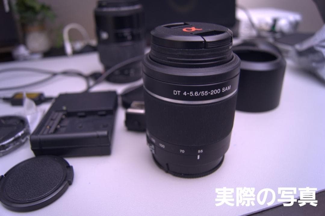 sony α57 ダブルズームレンズキット SLT-A57Y おまけ付き