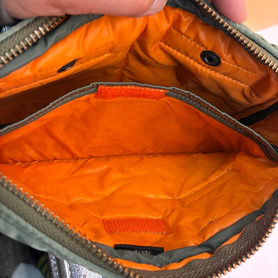 【美品✨】ポーター タンカー ショルダーバッグ ボディバッグ セージグリーン