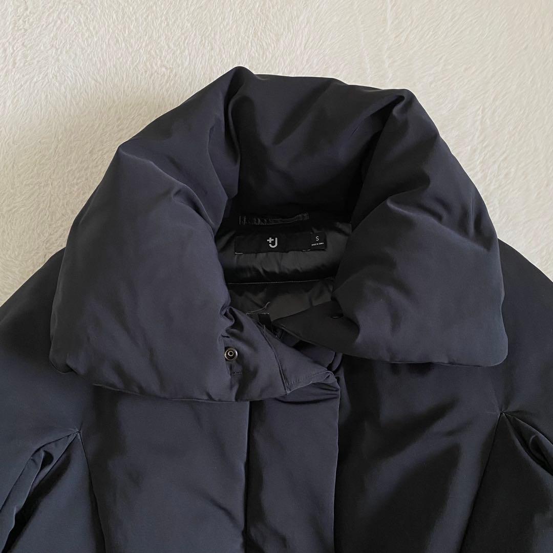 ユニクロ　+J ジルサンダー　ハイブリッドダウンジャケット　ブラック　S