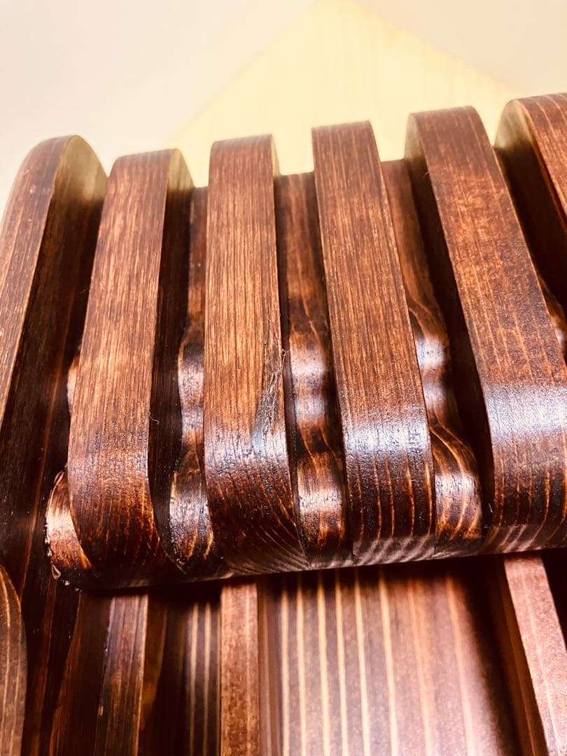 Bタイプ2段7丁置き　シザートレイ　シザースタンド　シザーケース　ハサミ皿