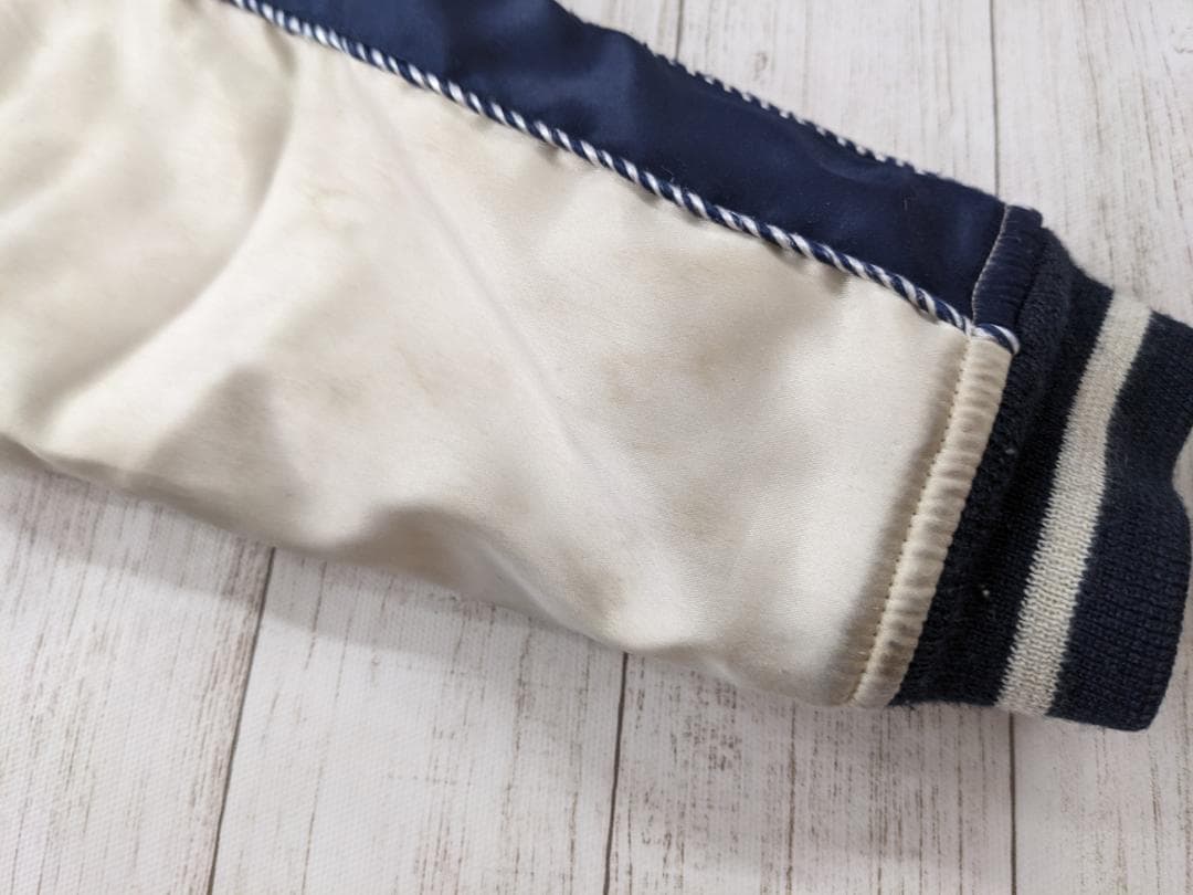 パンクドランカーズ✕くっきー/リバーシブルスカジャン総刺繍/サテン/キルティング