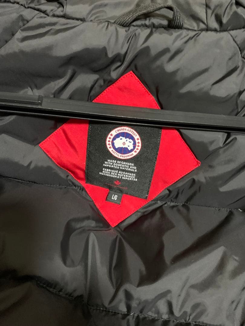   カナダグースダウンジャケット L/G レッド タグ有り