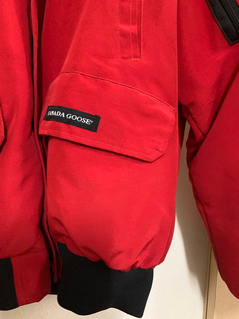  カナダグースダウンジャケット L/G レッド タグ有り