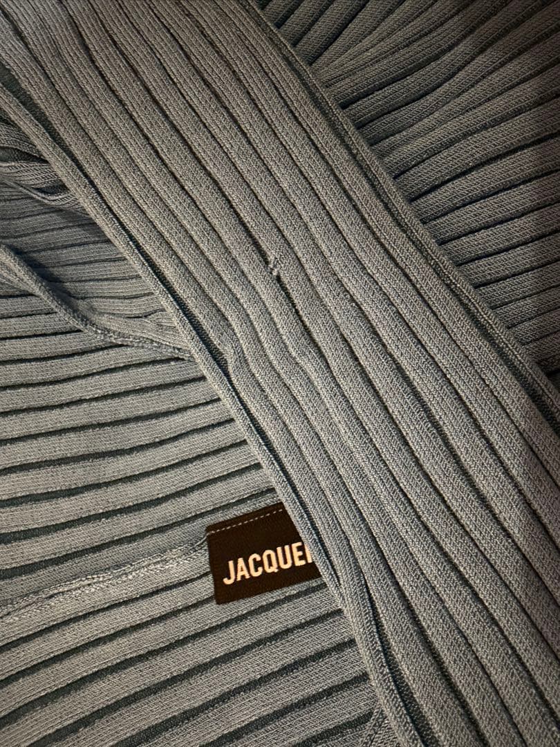 JACQUEMUS ジャックムス クロップド カーディガン 36 リブニット