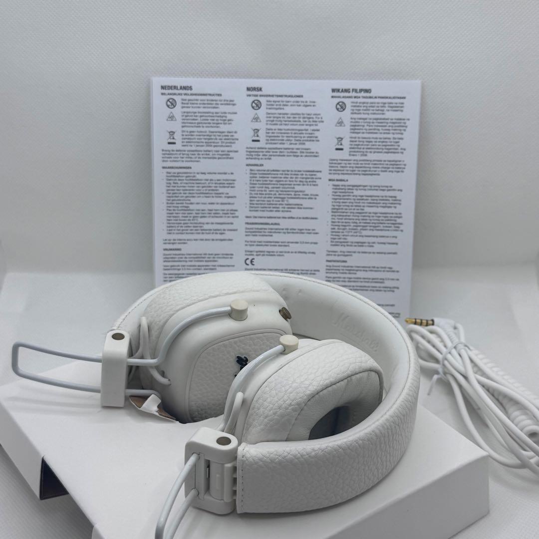 Marshall Major III Bluetooth ホワイト 箱付き