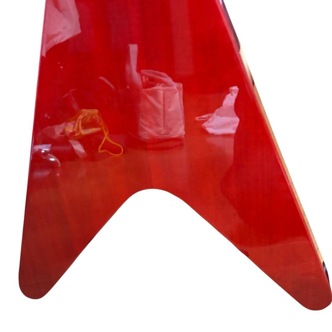 Photogenic フォトジェニック　フライングV エレキギター　レッド