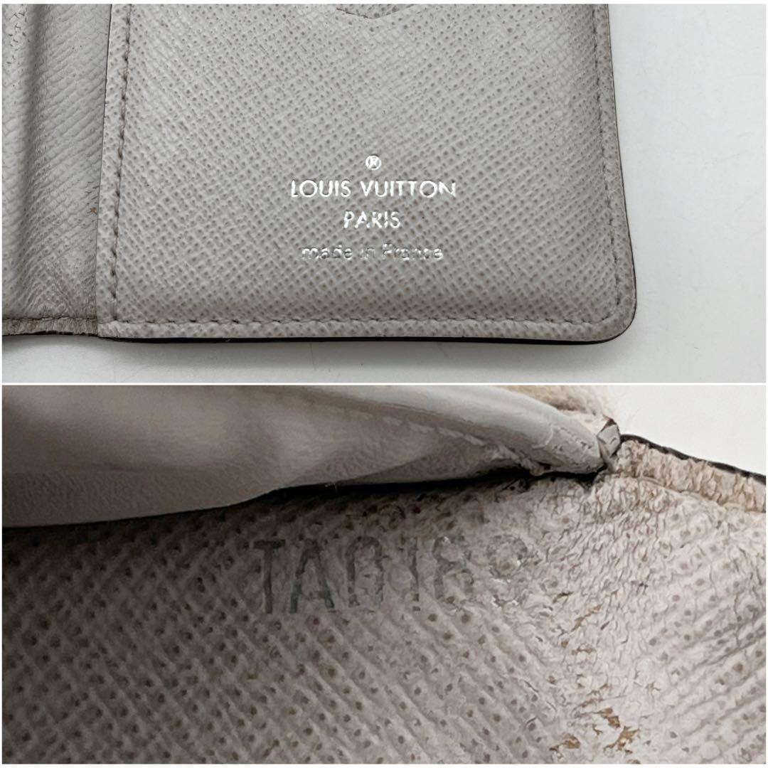 ルイヴィトン　オーガナイザードゥポッシュ タイガラマ　名刺入れ　白　近年