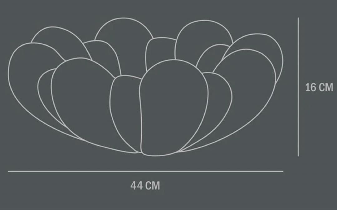 小物入れ 101  Bloom Tray Big Bone White