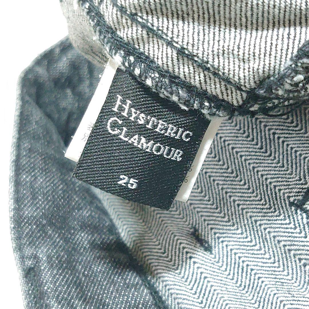 ✨新品タグ付き✨HYSTERICGLAMOUR スクラッチフレア ブラック 25