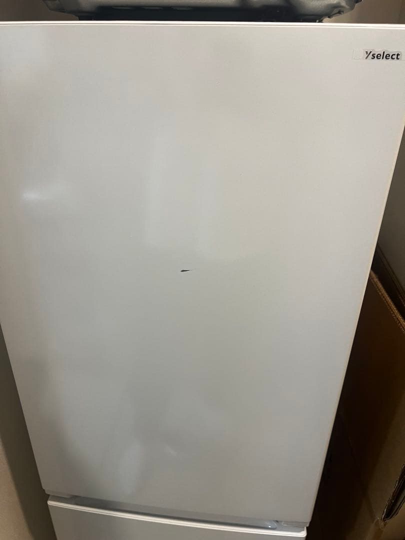 【明日21（月）まで！】送料込み　ホワイト 2ドア冷蔵庫 LED照明付き