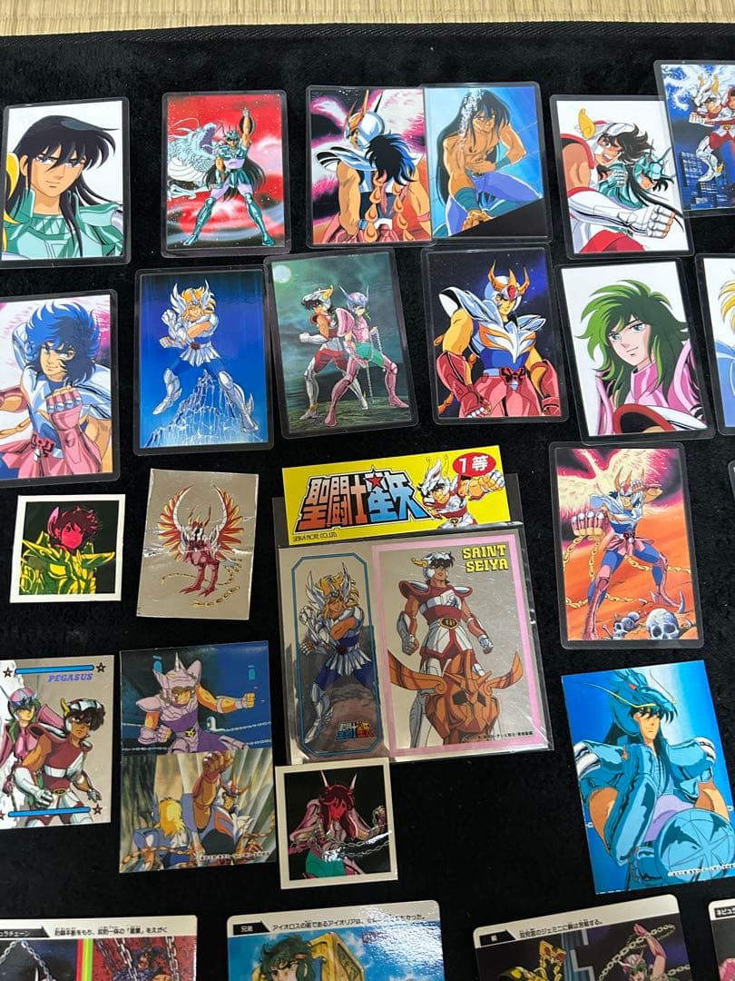 聖闘士星矢 PPカード　ラミネートカード　シール　当時物　レトロ