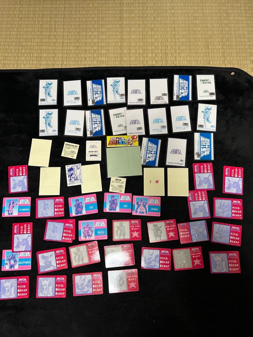 聖闘士星矢 PPカード　ラミネートカード　シール　当時物　レトロ