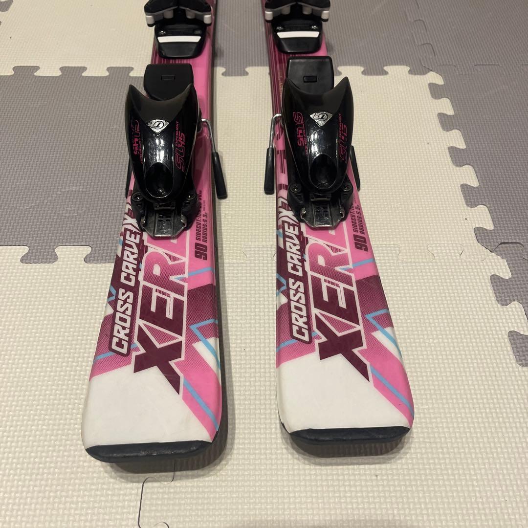 女の子　男の子　ジュニアスキーセット 板90cm ブーツ18cm