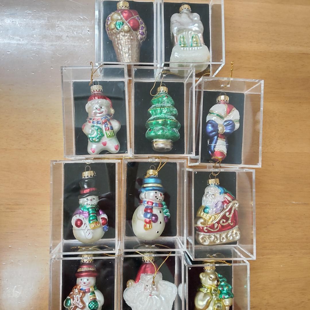 ガラスオーナメント　11ヶセット