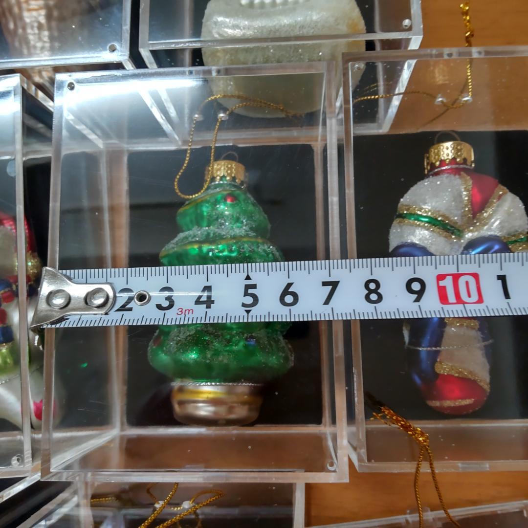 ガラスオーナメント　11ヶセット