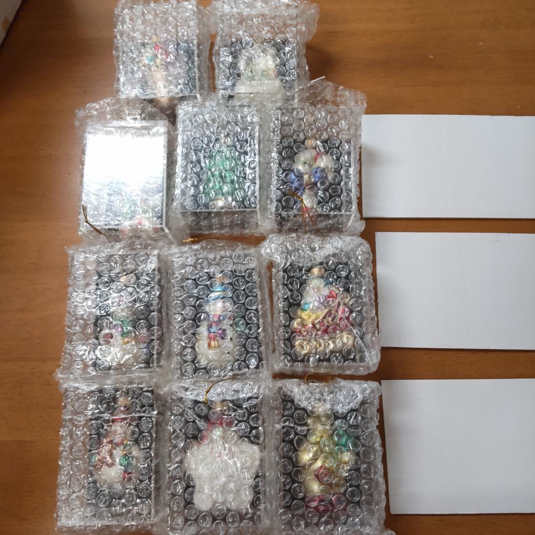 ガラスオーナメント　11ヶセット