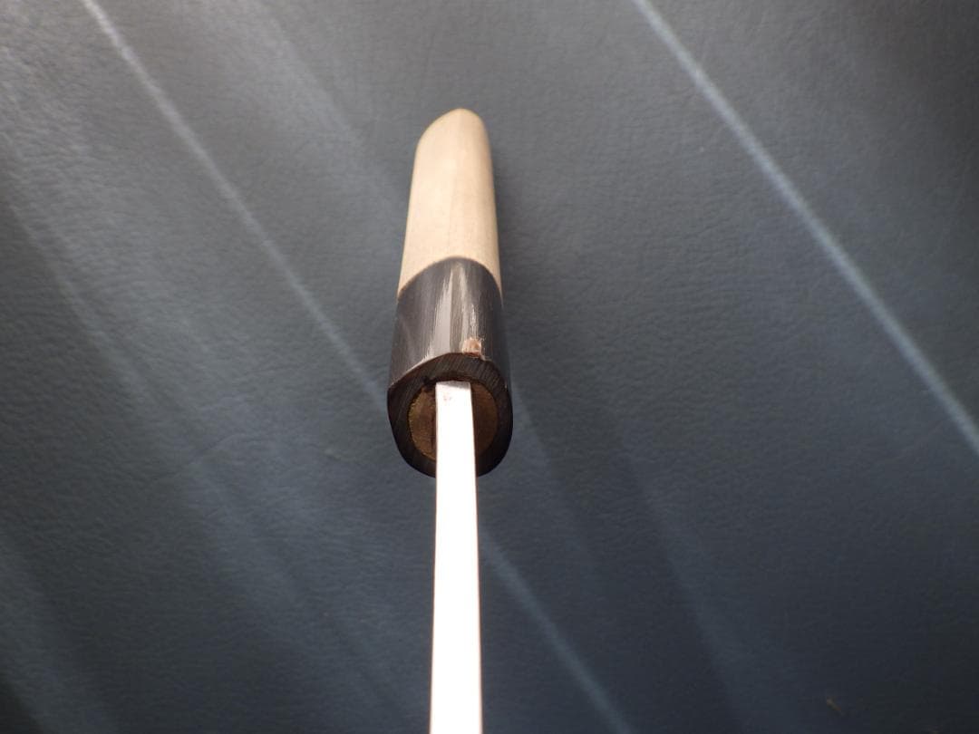 テ*ん様 京都/有次・鎌薄包丁・黒本水牛★手研ぎ済み▲記名有り▲