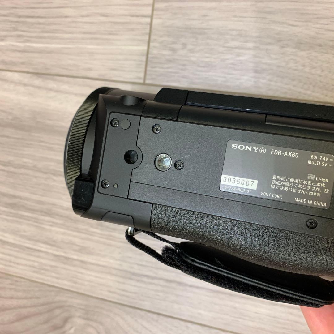ソニー　SONY FDR-AX60 4K ビデオカメラ ハンディカム