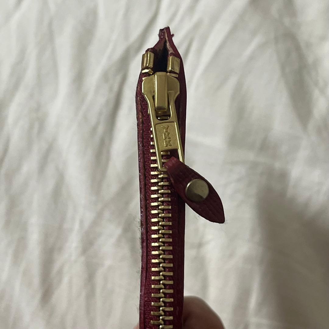 （チェリー）ブリティッシュメイド別注グレンロイヤルジップミニパース