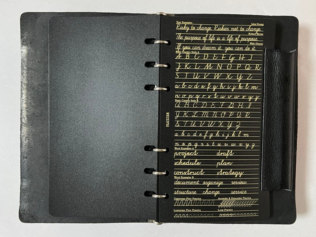 【すぐ使える】PLOTTER バイブルサイズ黒