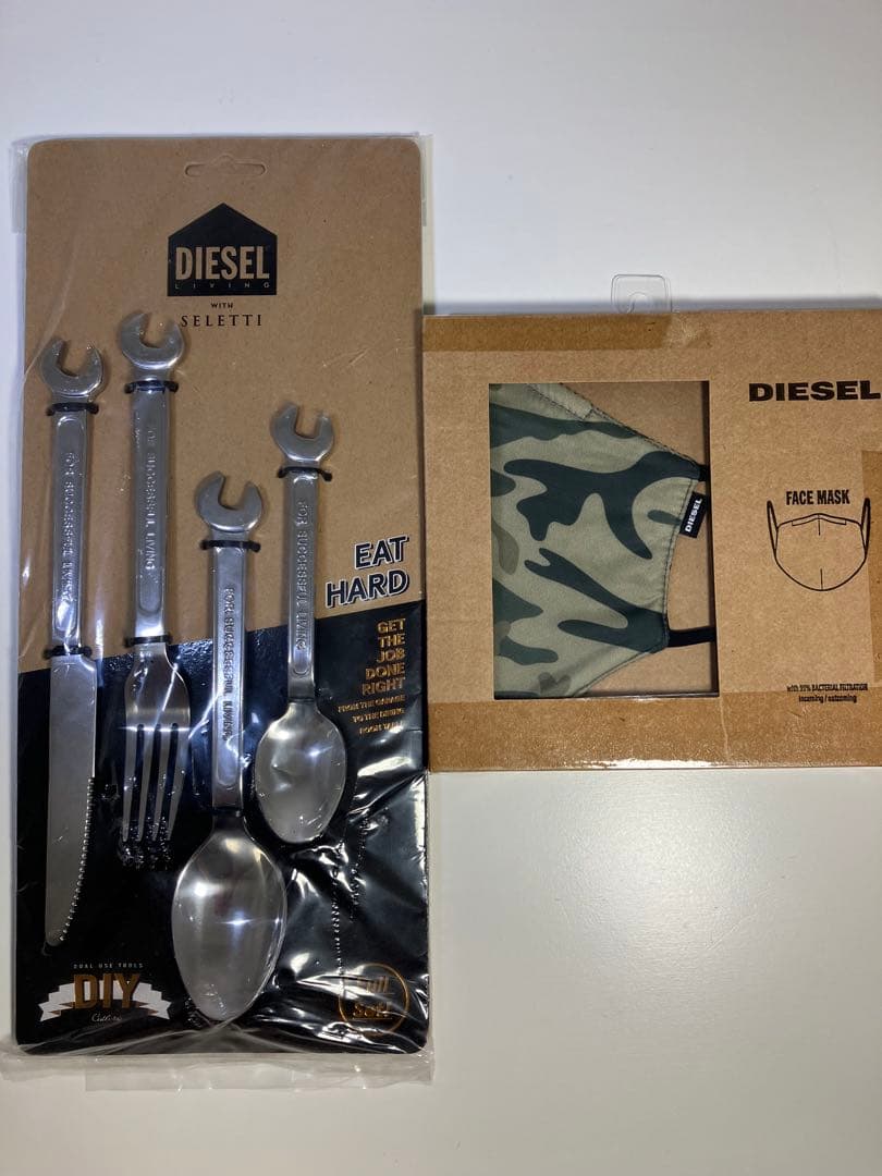 非売品　ノベルティ　ディーゼル　カトラリー　スプーン　フォーク　スパナ　マスク