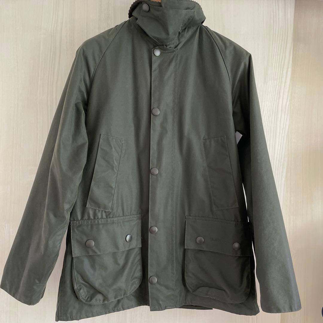 Barbour ビデイル オイルドジャケットセージ　ピンバッジ付き