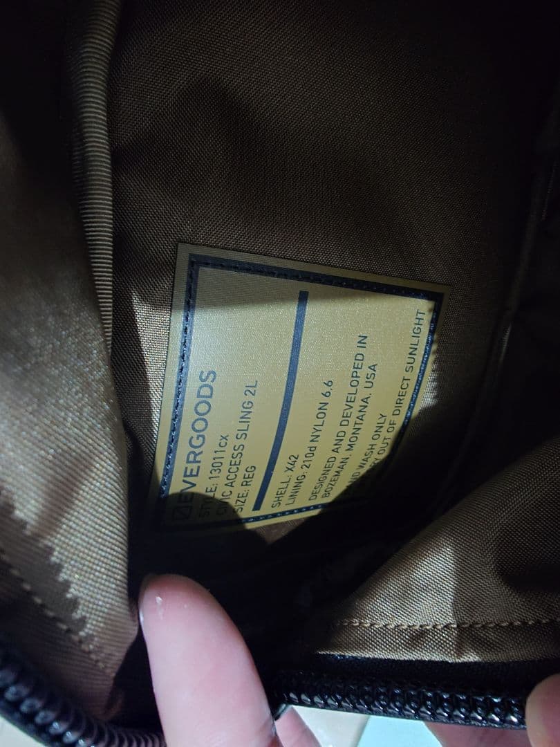 バッグ evergoods civic access sling 2 x-pac