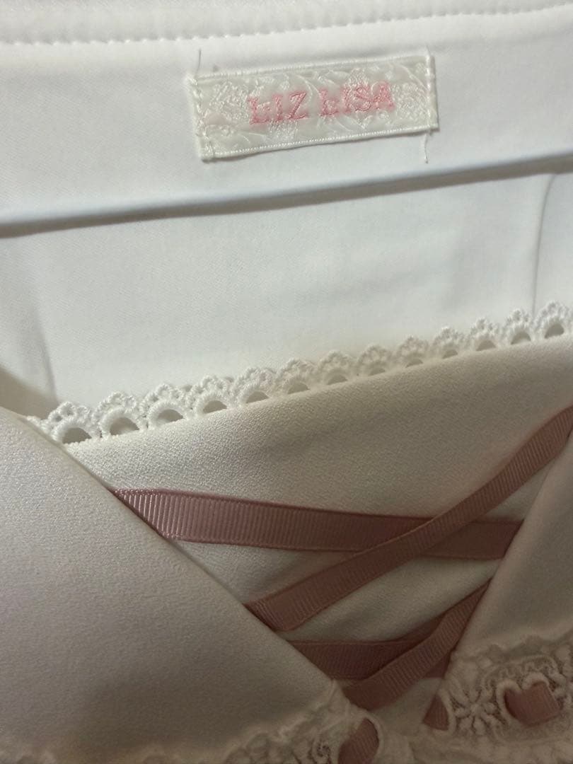 LIZLISA Sewing Bear柄セットアップ セットアップ ピンク