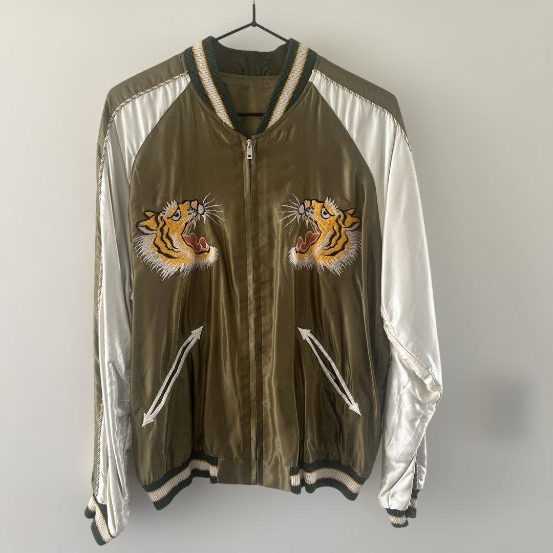 テイラー東洋xビームス　リバーシブルスカジャン 笹虎サイズL美品