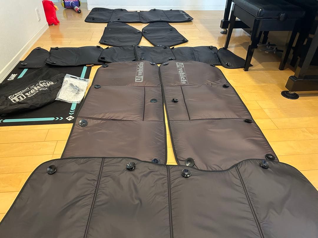 UI vehicle 遮光パッド ８面　ハイエースバン　ユーアイビークル