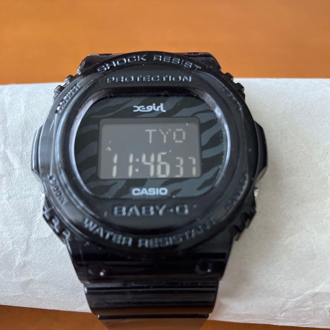 カシオ ベビーＧ デジタル腕時計 X-girl コラボレーションモデル