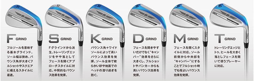 Vokey SM9ウェッジ 48° ブラッシュドスチール