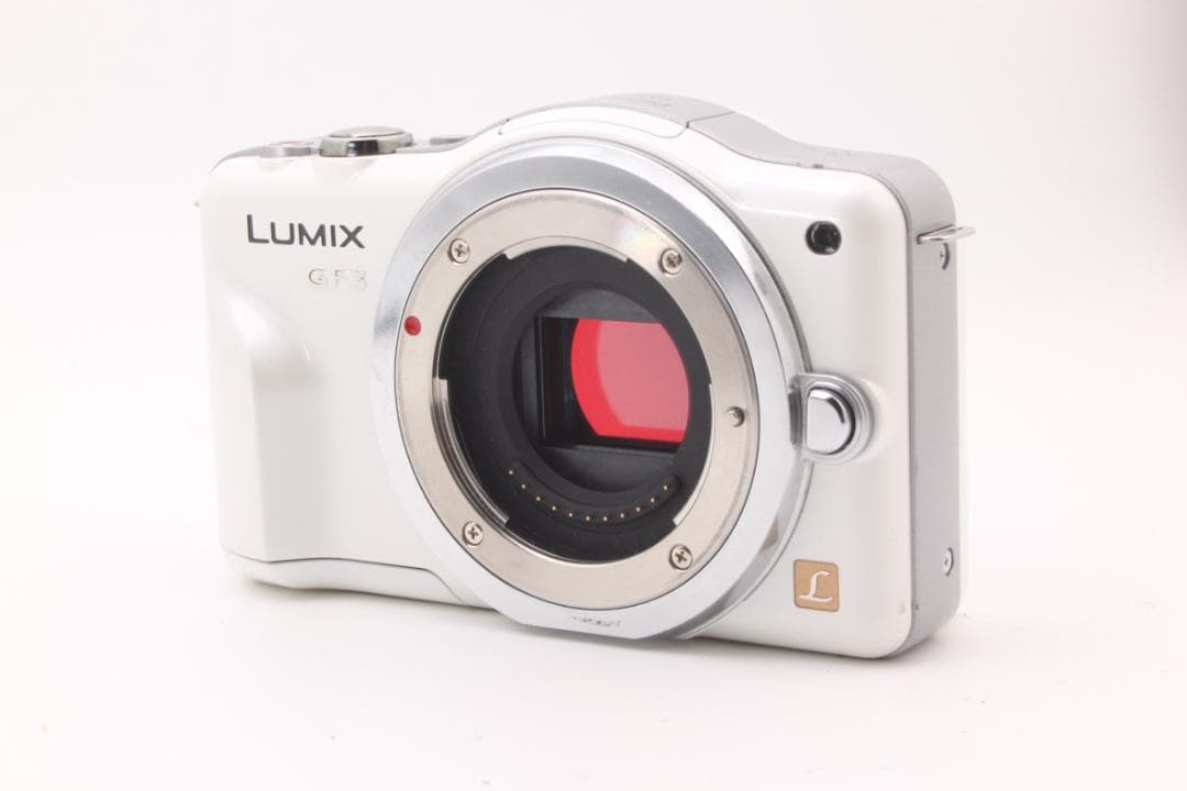 【美品】LUMIX GF3 ミラーレス一眼 ホワイト BODY