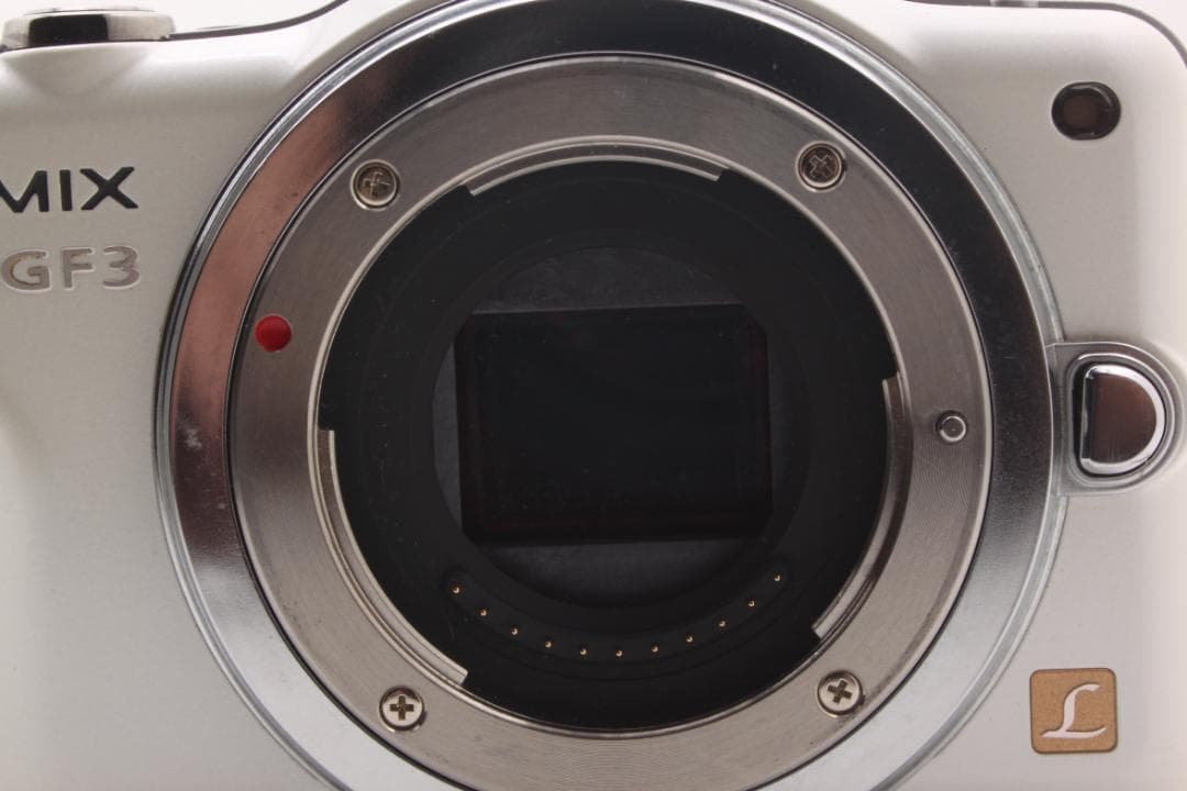 【美品】LUMIX GF3 ミラーレス一眼 ホワイト BODY