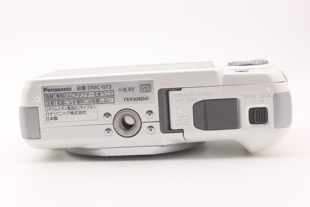 【美品】LUMIX GF3 ミラーレス一眼 ホワイト BODY