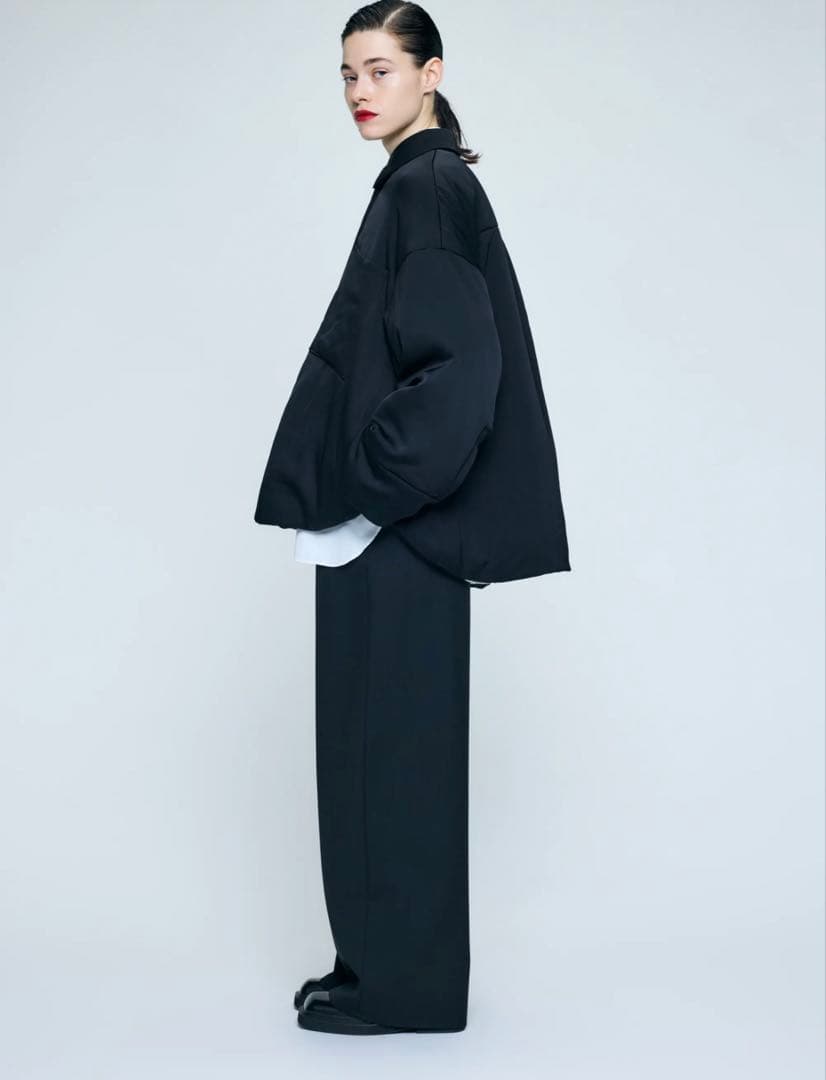 ジャケット・アウター enfold ENFOLD PADDING BIG SHIRT JACKET