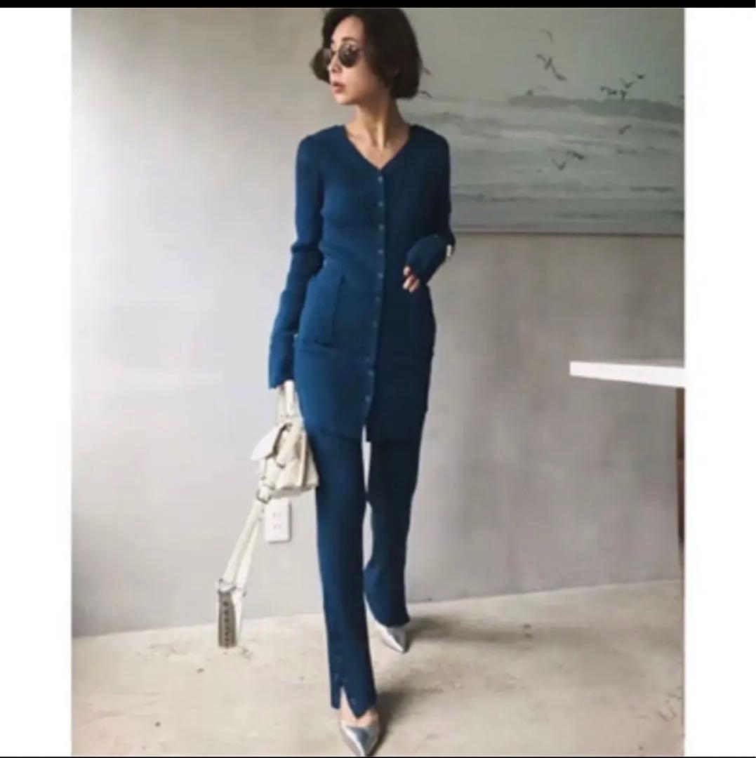 アメリヴィンテージ スナップボタンニットセットアップ