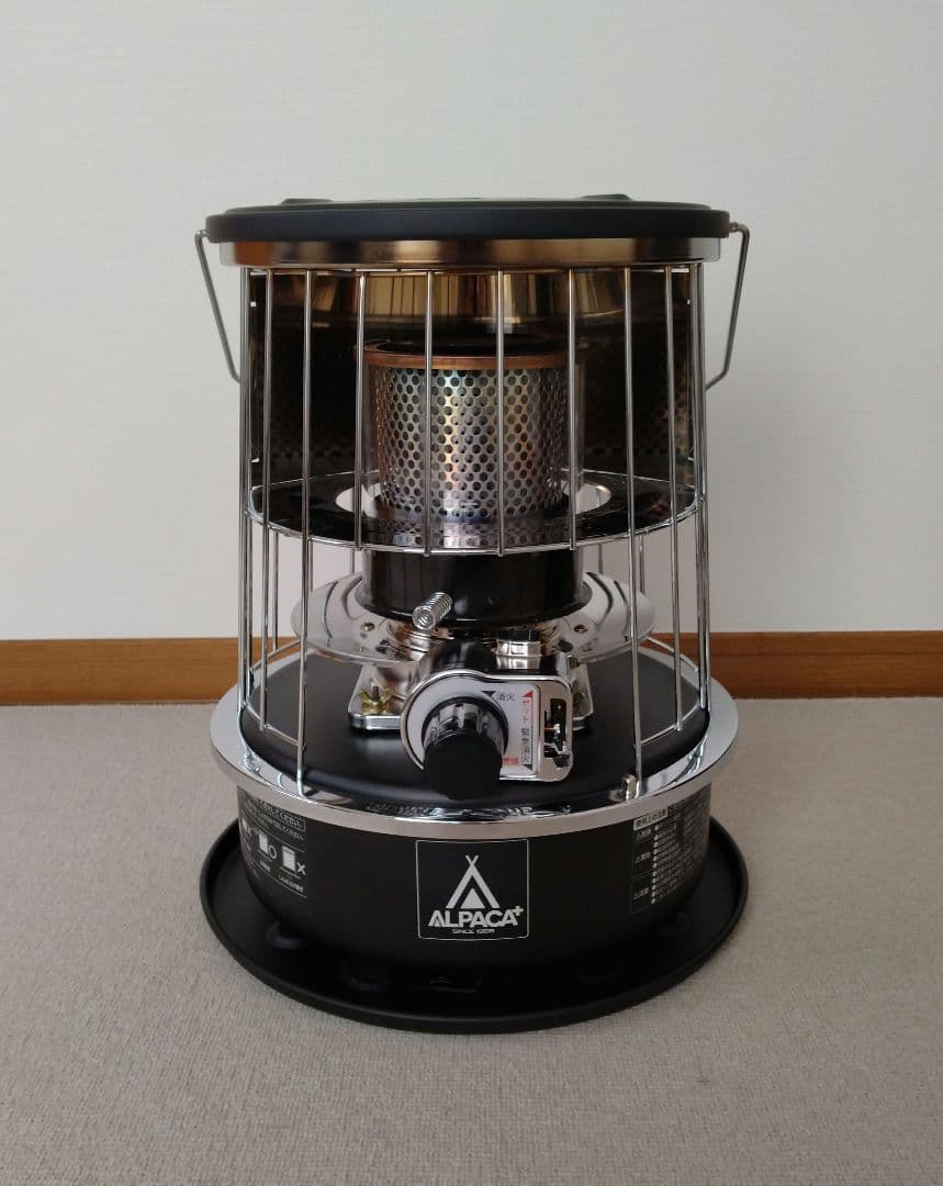 アルパカストーブ TS-77 専用バッグ＋反射板＋五徳付 黒 小型石油ストーブ