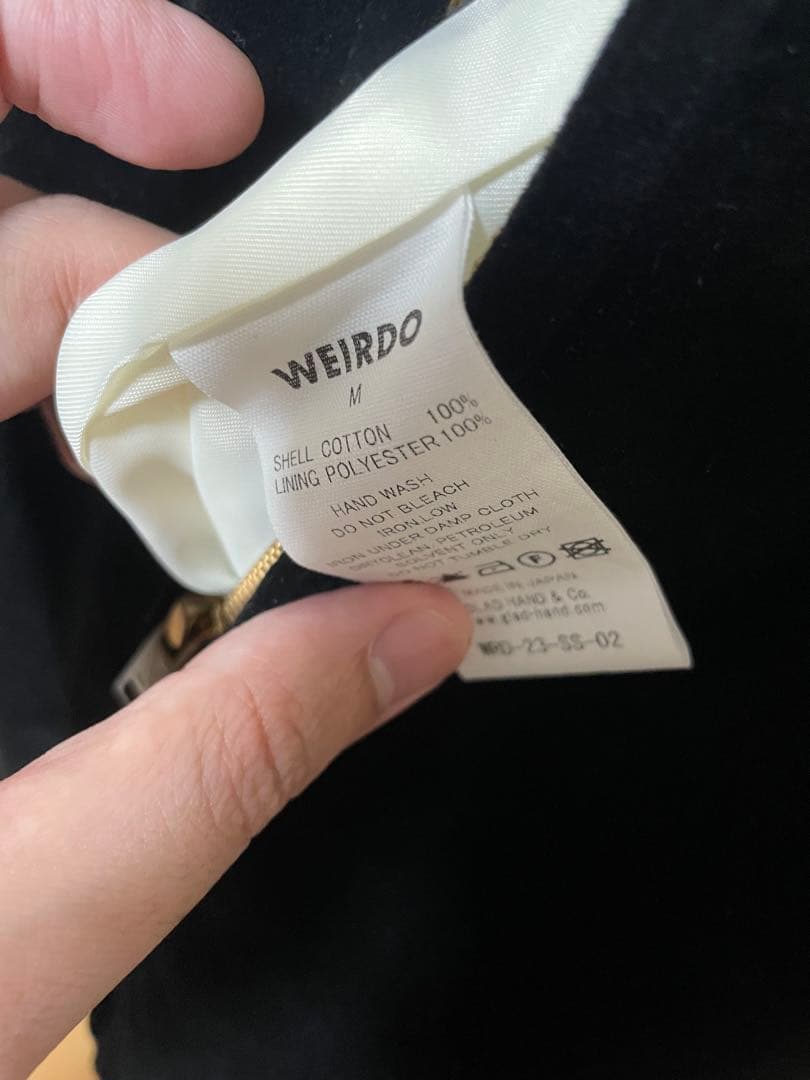 ウィアード　weirdo スーベニアジャケット