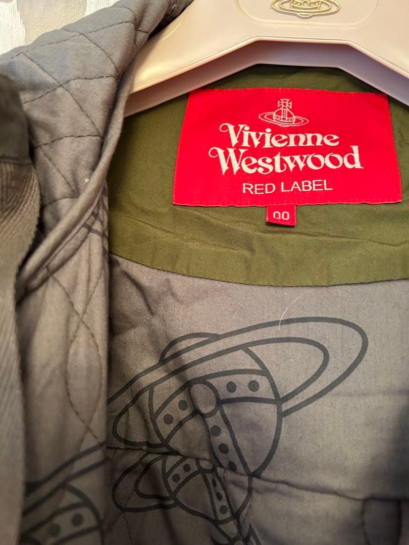 今週末迄ヴィヴィアンウエストウッドレッドレーベル オーブ刺繍 キルティングコート